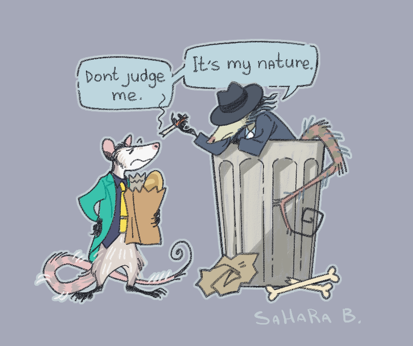 SaharaB_Artist's tweet photo. I love that they're called Lupossums now https://t.co/nTJj4lhU9D