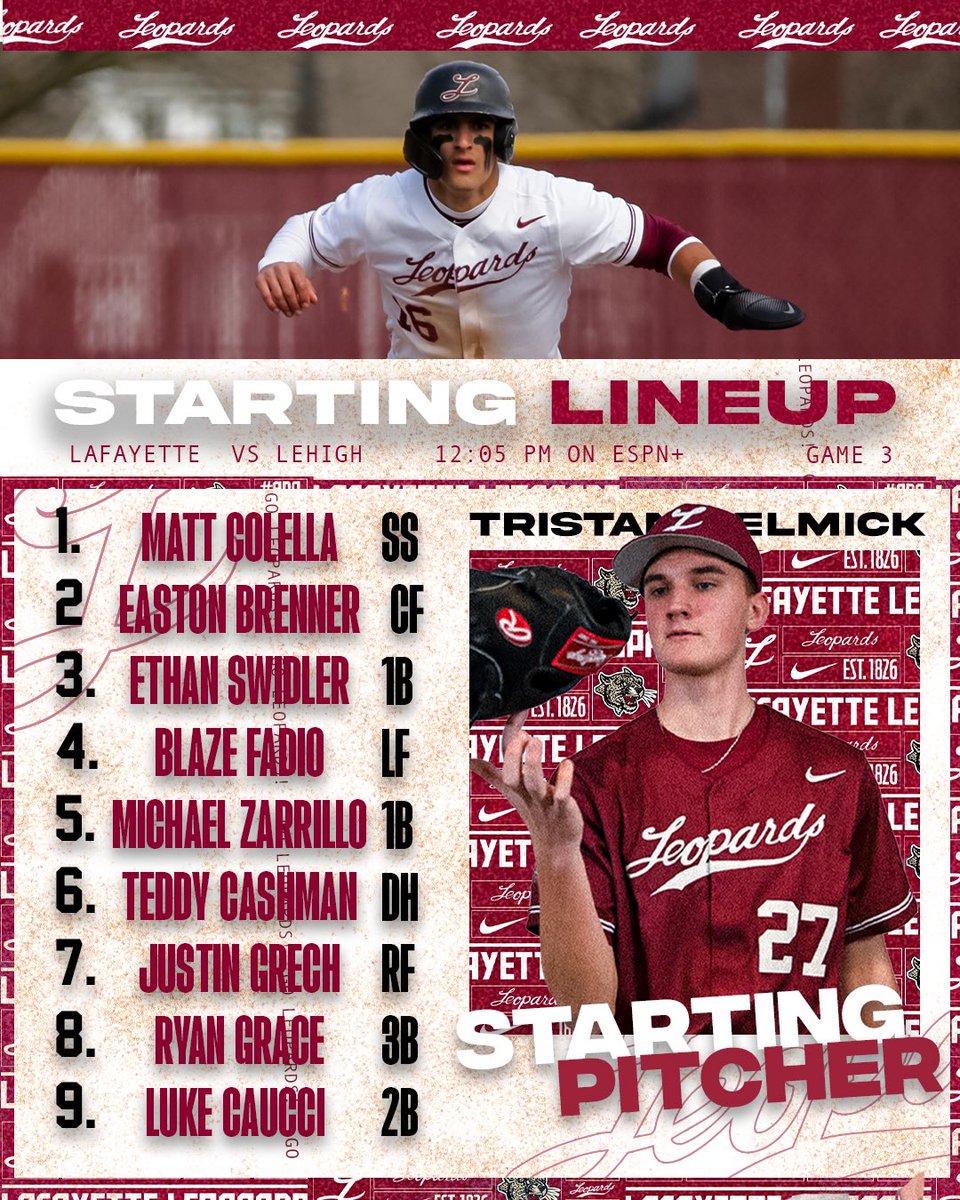 Starting 9️⃣‼️ #RDP #BeatLehigh