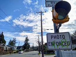 Traffic Cameras in Everett. When you vote for dumb people, dumb things happen. Let's ignore the drug addicts soliciting minors in front of schools and shitting on sidewalks as kids walk by, and let's get those pesky drivers who keep complaining about all those tweakers walking…