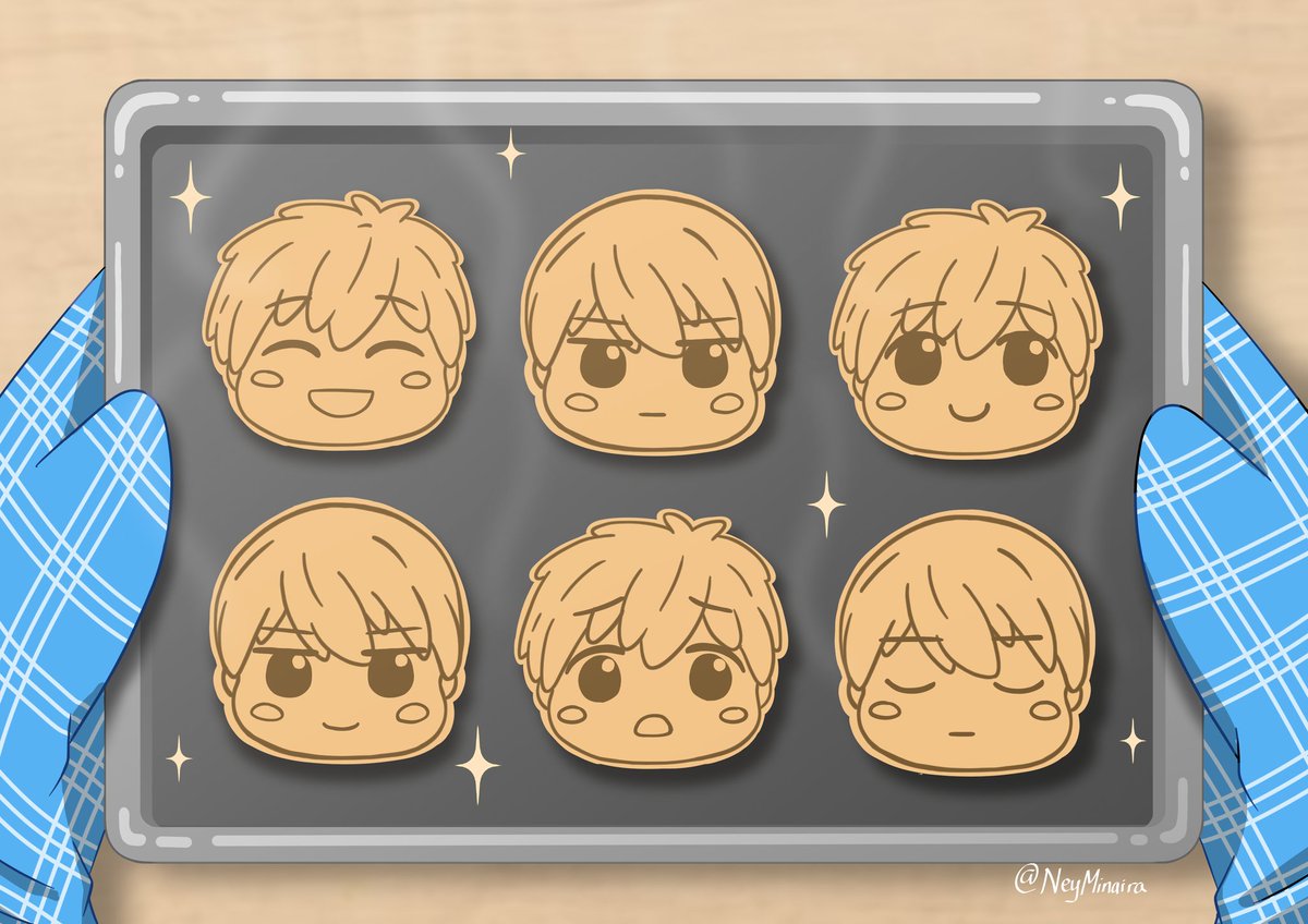 MakoHaru Week 
Day 5 - Baking

MakoHaru cookies fresh from the oven!! 💚💙
Anyone want it? 

#MAKOHARUWEEK 
#MAKOHARUWEEK2024