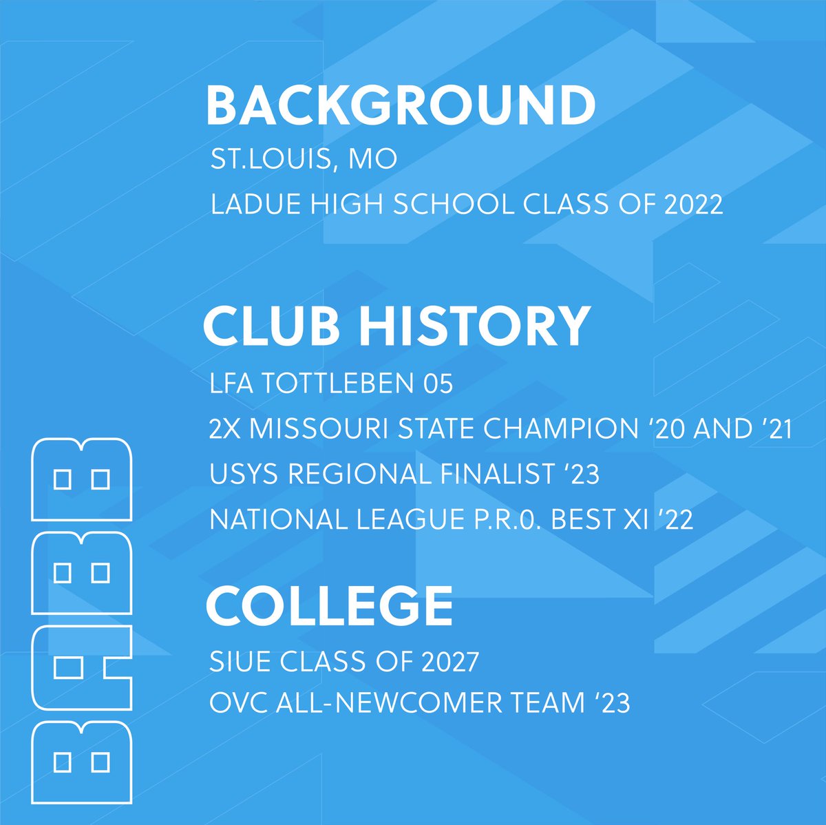𝙎𝙞𝙜𝙣𝙚𝙙✔️

Welcome Taylor Babb! Joining us for the first time this season is LFA Alum and SIUE defender Taylor Babb. Taylor is a 2x Missouri State Champion and recently earned OVC All-Newcomer Honors for her freshman season.