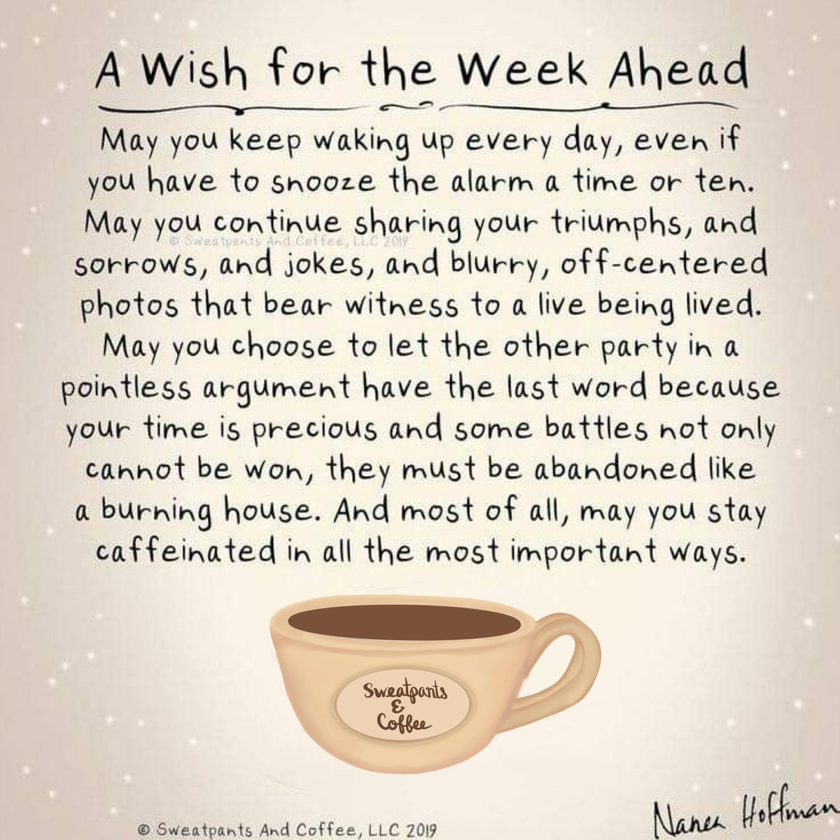 A wish for the week ahead 💙 ~ Nanea