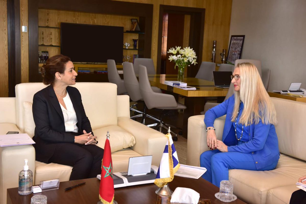 Ms. @LeilaRBenali, Minister of Energy Transition and Sustainable Development, received Ms. @MarjaanaSall, Ambassador of the Republic of Finland to Morocco @FinEmbMorocco, with whom she discussed ways to enhance cooperation in a range of fields, 
#Morocco #Finland