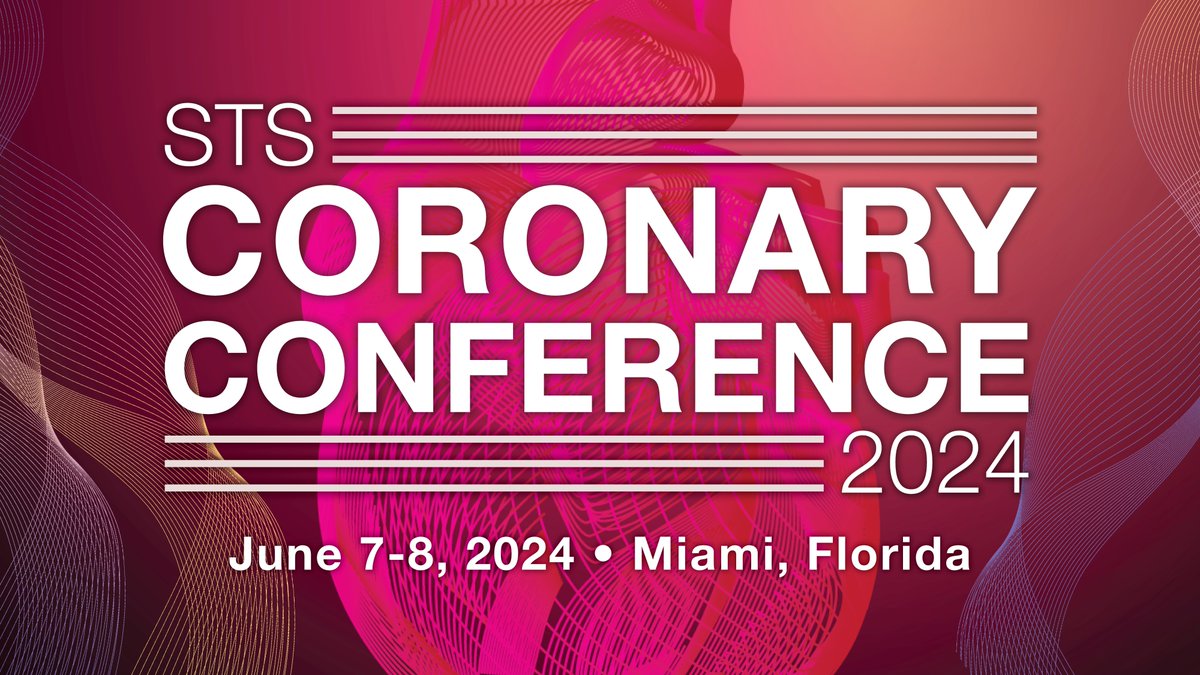 Don't miss early bird discounts for this year's Coronary Conference (June 7-8 in Miami). Register by Tuesday, March 26, to secure the best rates. You'll network with & learn from leading CT surgeons and cardiologists advancing coronary artery surgery. bit.ly/3UM3jOg