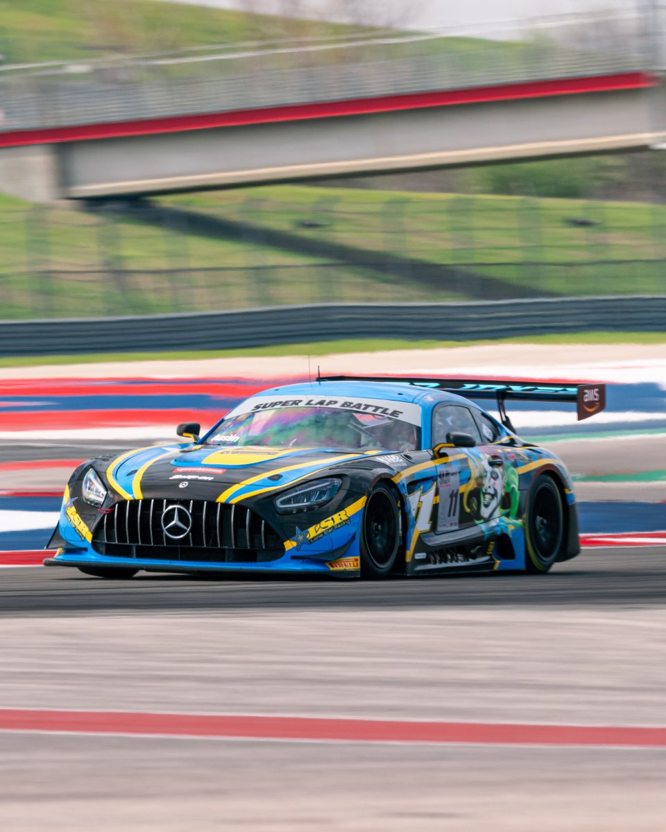 AedanPetty's tweet photo. Mannn I absolutely love these Mercedes AMG GT3s, and the livery on the Mad Joker Racing car is top tier. Marc and Scott put in some work driving to get this thing under 2 minutes around COTA! https://t.co/MktEIfNz9f
