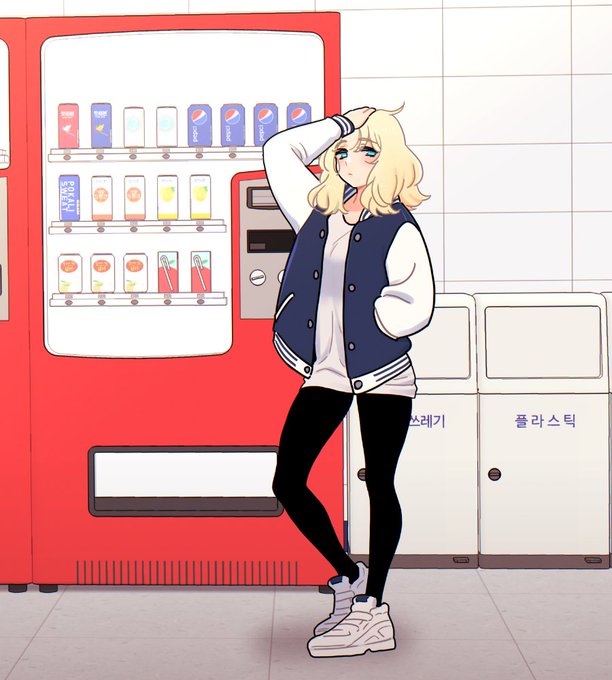「女の子 自動販売機」のTwitter画像/イラスト(新着)