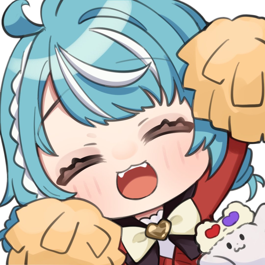 ファンアートをtwitchスタンプに追加させて頂きました💙 イラスト