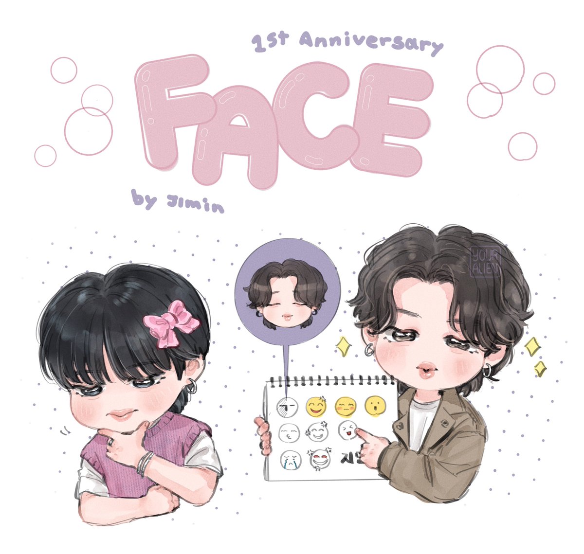 youralien6's tweet photo. #1YearWithFACE
#지민이의_특별한_스토리_FACE
#JIMIN https://t.co/VVuCg59zEf