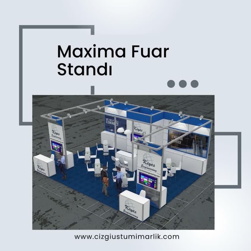 Keyes Mühendislik Maxima Fuar Stand Çalışması..

#fuar #fuarstandı #maximafuarstandı #stand #kiralıkfuarstandı #içmimarlık #fairdesign #standtasarımı #kiralıkfuarmalzemesi #fuarstand