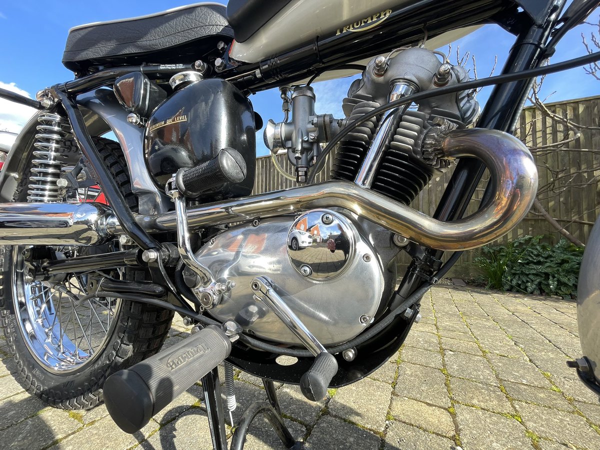 ArchieLakeland's tweet photo. Dad’s looking forward to summer…! 🏍️😃 @UKTriumph #TriumphTigerCub #T20M https://t.co/7kJjI6gMZG