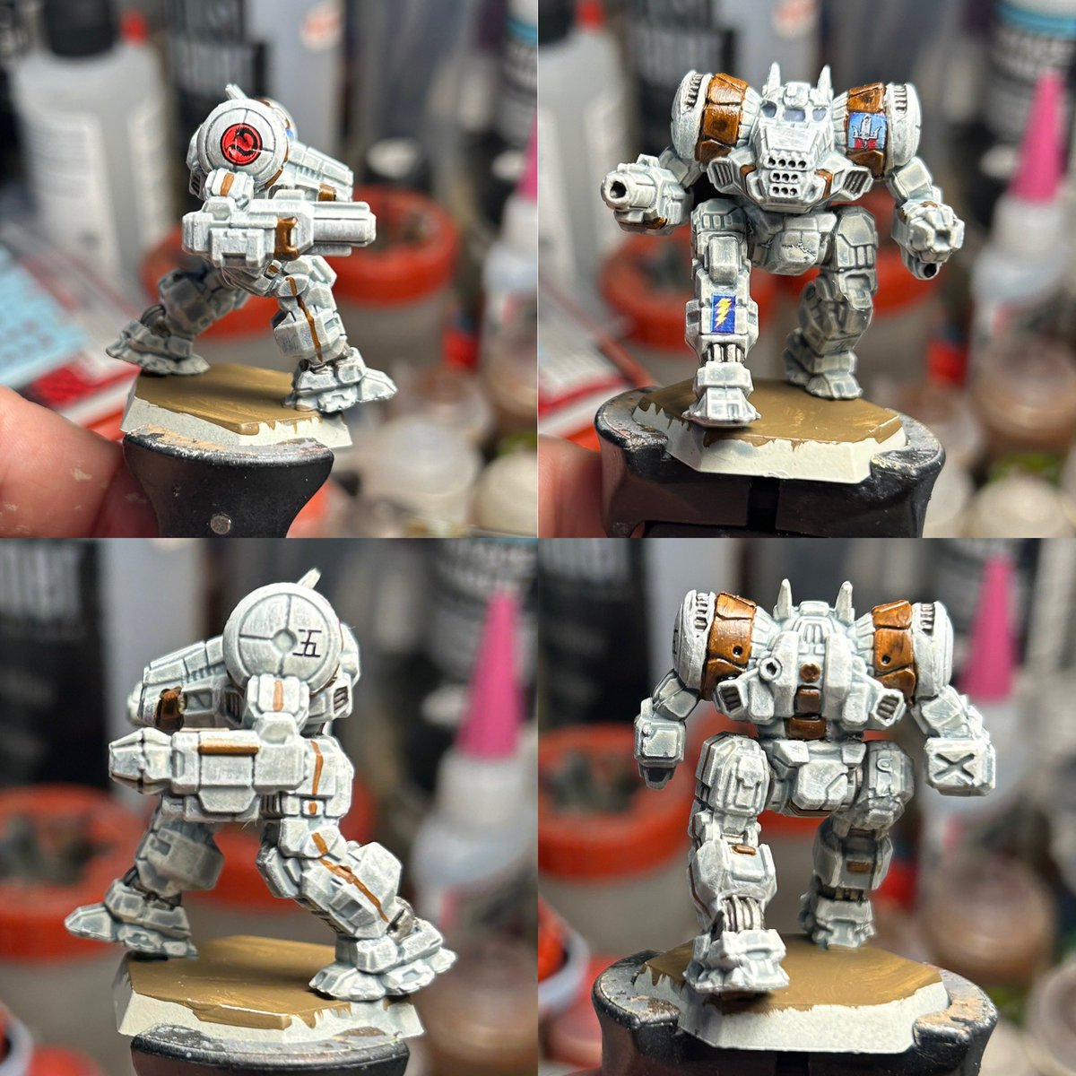 Had to get another Dragon. I wanted it different than than the Sword of Light mech I did up and I think this does the job. #battletech #painting #minipainting.