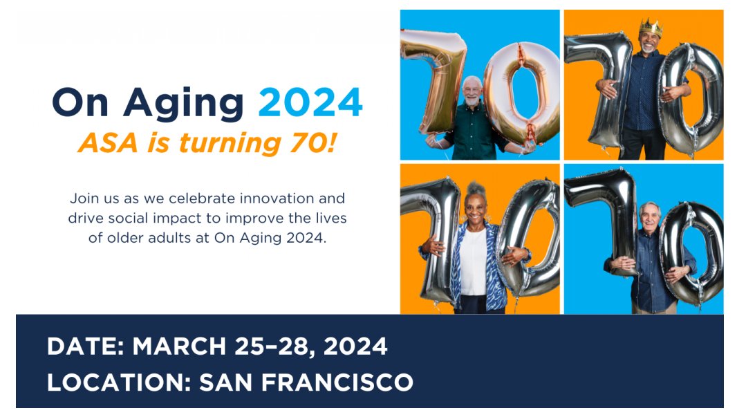 📢ROLL CALL! Who is attending the @ASAging #OnAging2024 conference this week? When is your session? COMMENT BELOW! 👇👇👇 #gerotwitter
