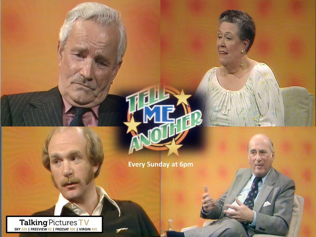 TalkingPicsTV's tweet photo. Stories of confusing one star with another at 6pm, TELL ME ANOTHER (1976) #TPTVsubtitles featuring #PeggyMount #PercyEdwards #RogerDeCourcey #SydneyTafler https://t.co/LFSdtKRzlS