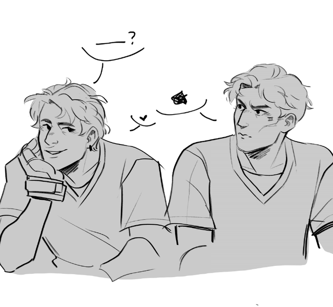 hello i come bearing fic 🫡

5 parties jeremy knox would rather have missed
+ 1 he was glad he didn't
#jerejean
https://t.co/ZeJfiXCocW 
