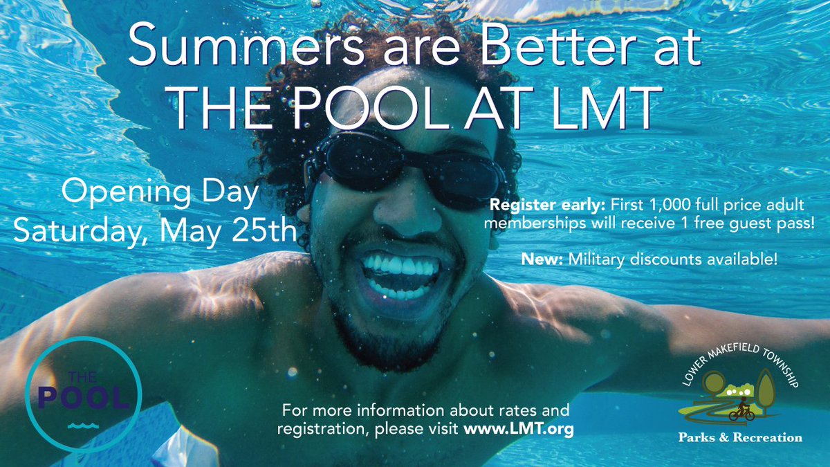 Majewski5Jim's tweet image. 🌞 Register now for the Pool at LMT! 🏊‍♀️☀️ Don't miss out on endless summer fun with your friends and family. 💦 #pooltime #summerfun #LMTpool 🏊‍♂️👨‍👩‍👧‍👦

ayr.app/l/abPA