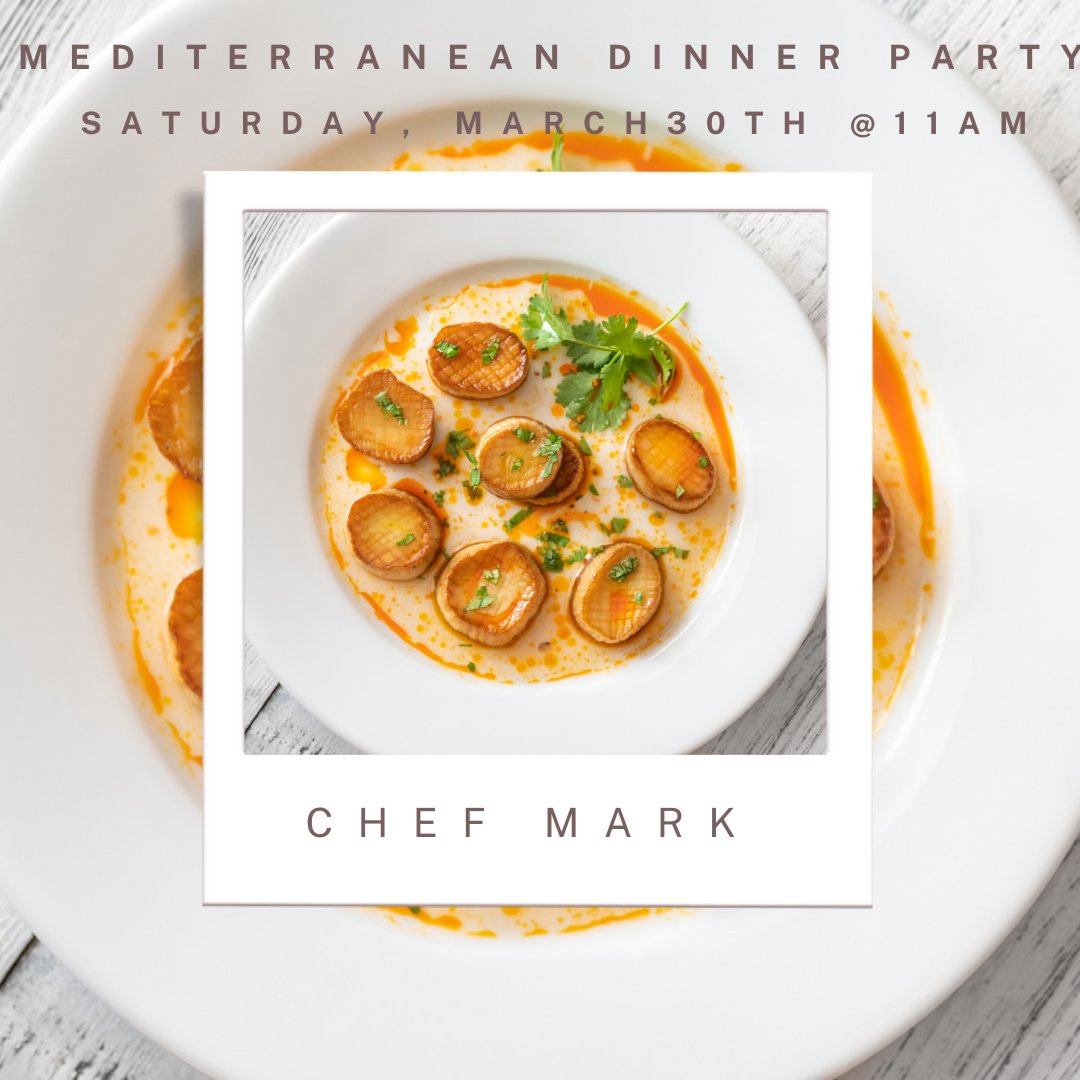 KitchenOnFire's tweet image. ⭐ Still spots left!  Join Chef Mark for this plant-based, vegan class featuring the vibrant flavors of the Mediterranean!  
#vegan #bartable #berkeley