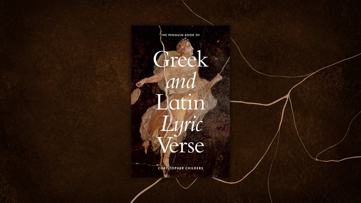 Newly translated according to a scheme of staggering ambition, The Penguin Book of Greek and Latin Lyric Verse is a stunning anthology of the full complexity of Greek and Latin lyric poetry as we have never seen before. ow.ly/agAQ50QIhr4