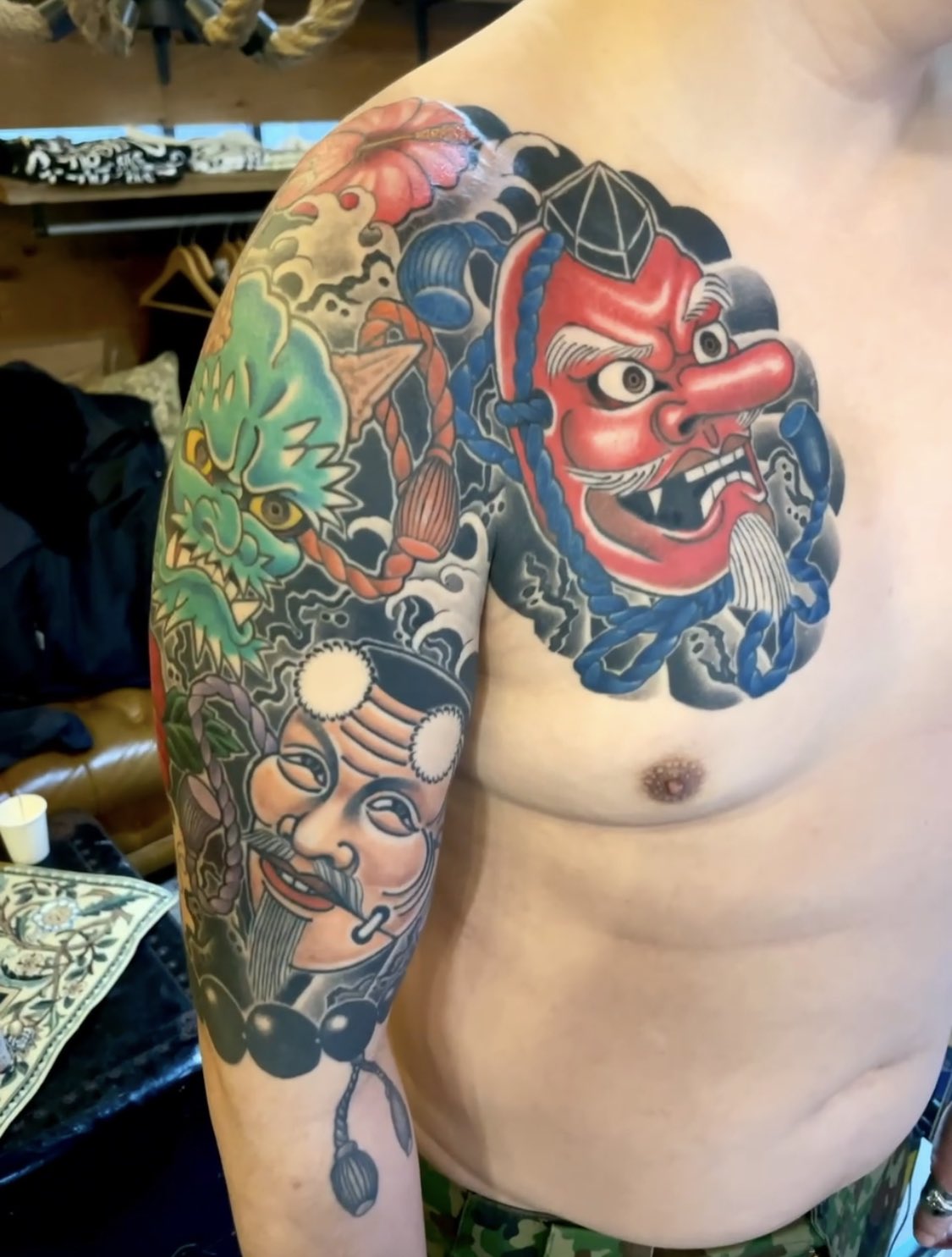 #Tattoo #タトゥー#刺青 Joker tattoo @tatxx0 ありがとうございます！！🔥🔥🔥 お気軽DM