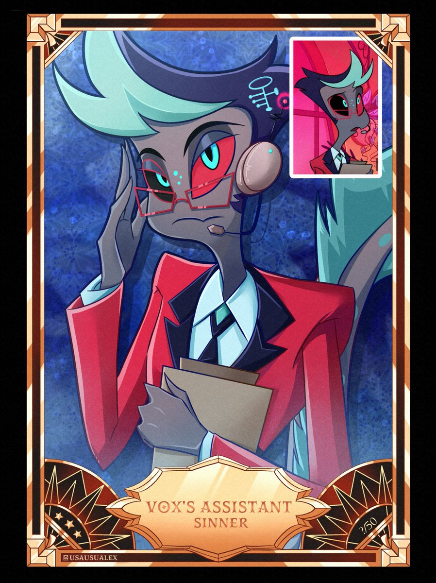 Hazbin Hotel VOX Alastor ヴォックス アラスター カード Hazbin Hotel VOX Alastor ヴォックス アラスター カード - メルカリ