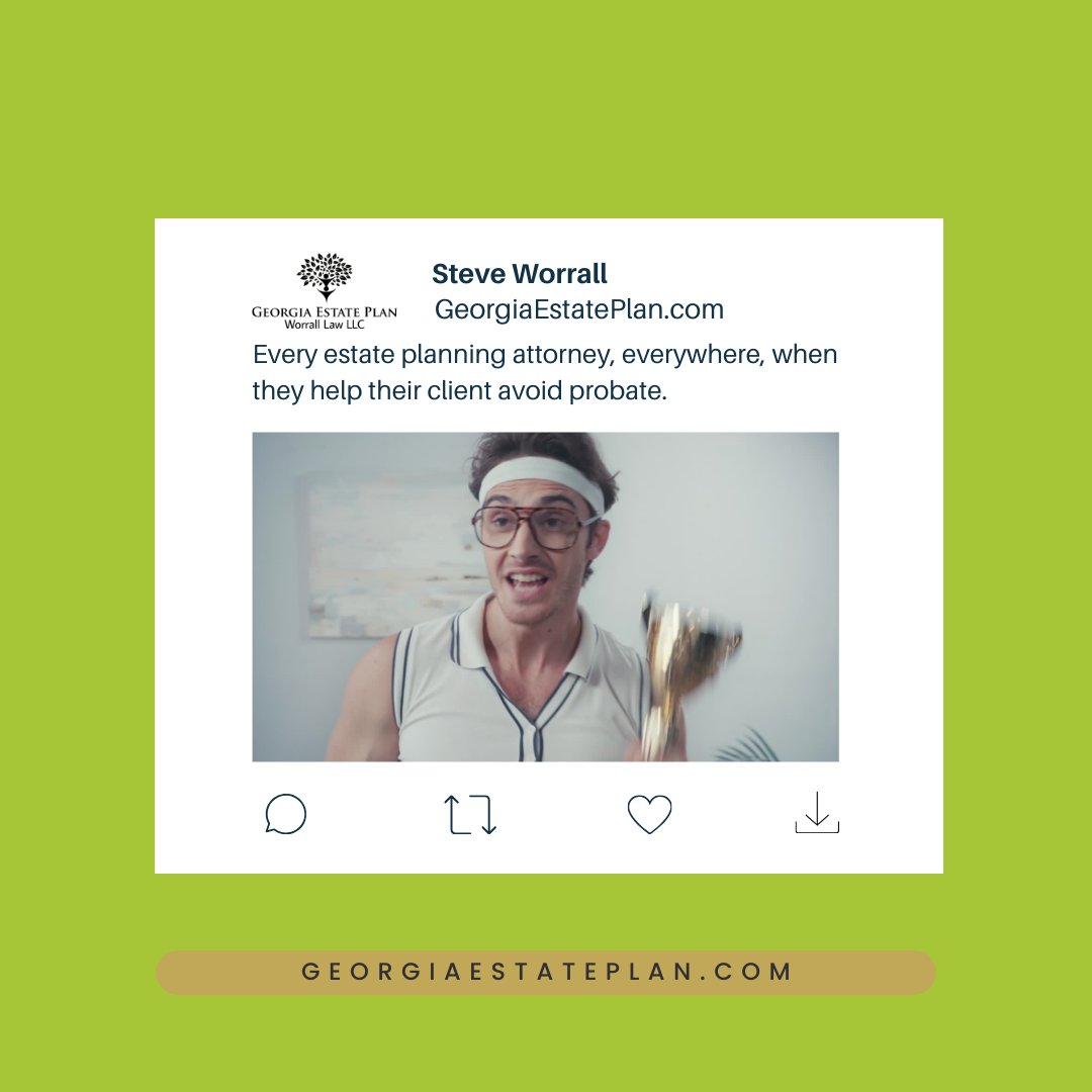 SteveWorrall's tweet image. When you successfully dodge probate, you feel like you deserve a trophy 🏆 (or at least a high-five)! 👏 Avoiding the legal labyrinth of probate is a win worth celebrating—cheers to being the hero of your estate plan! 🎉 #ProbateAvoidance #EstatePlanningWin #PlanAhead