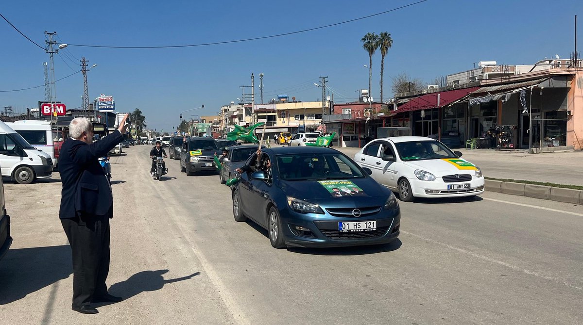SalihDemirResmi's tweet photo. Adana, konvoyumuzu bağrına bastı!

Kardeşlerimizle birlikte konvoy halinde şehir turu atıp, mahalle mahalle Adana'mızı gezdik.

Adana halkı #BuSeferHÜDAPAR diyor. https://t.co/5Wm5bcMjsC