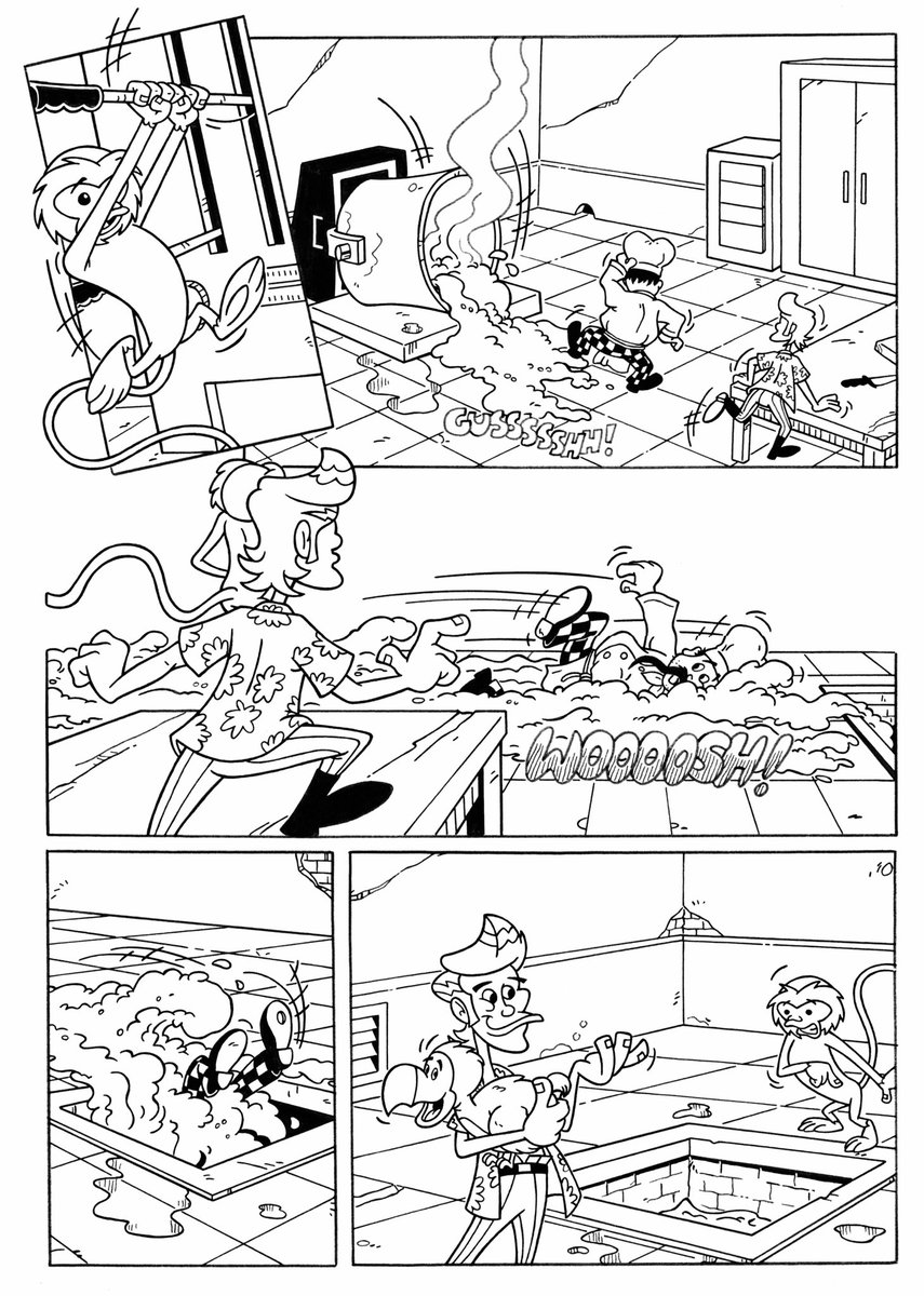Dave_Windett's tweet photo. I currently have one of my Ace Ventura Pet Detective  pages from Wickid (Panini Comics) for sale on eBay - https://t.co/nFWKjwSsJ4

#AceVentura #ComicsArt #ComicsPage #Comics #Drawing #Illustration #PaniniComics #eBay https://t.co/5jnIzwnsIN