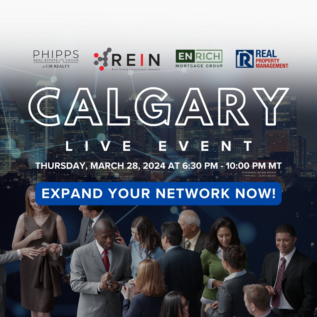 reincanada's tweet image. Imagine connecting with Alberta’s finest investors and thought leaders under one roof. Our event in Calgary is your ticket to invaluable connections and insights. 

Don&apos;t let this chance slip away! 

💼 #NetworkingGold #RealEstateNetworking #CalgaryEvent

rein.remi360online.com/calgary-live