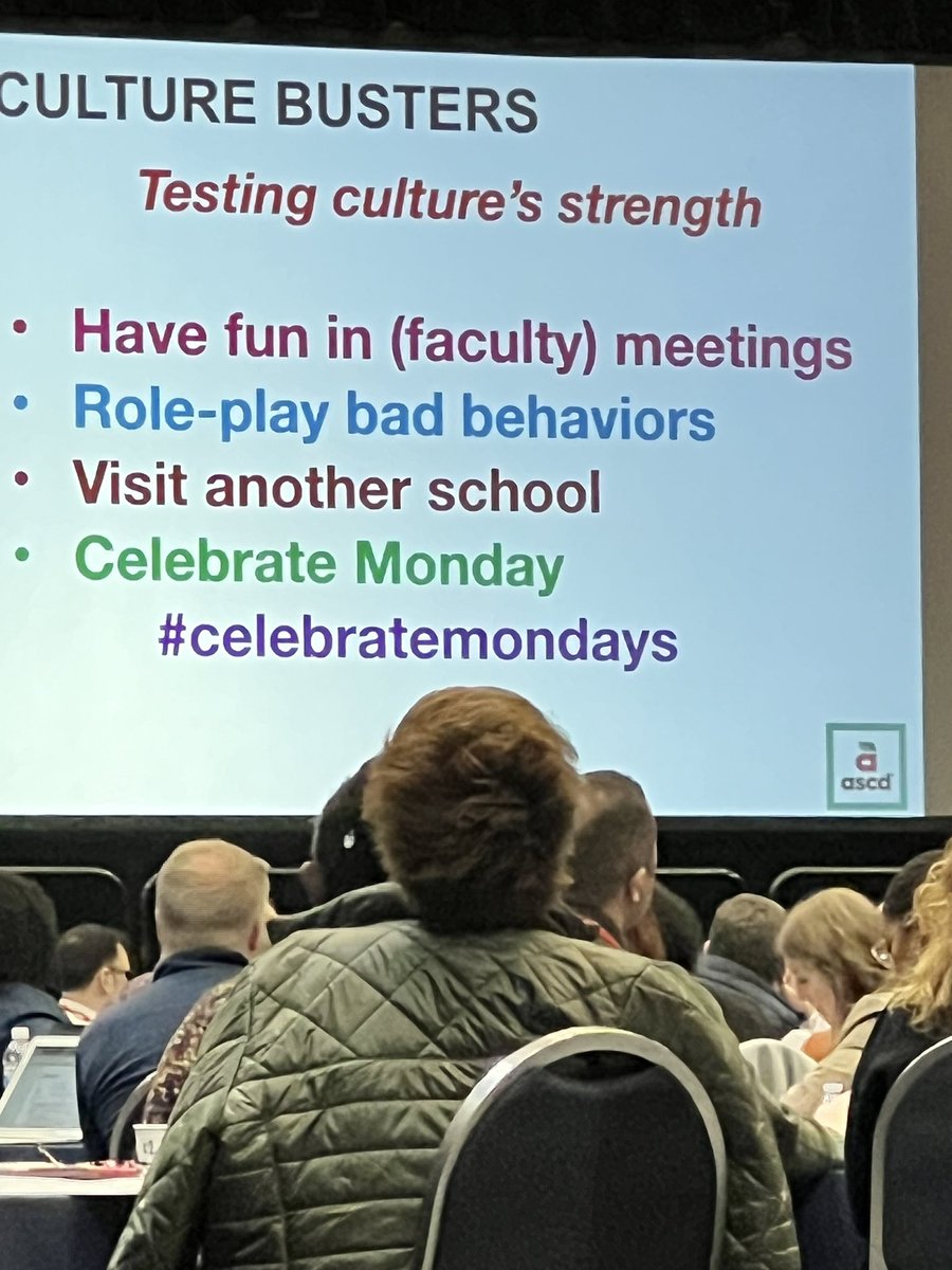 Thankful to @ToddWhitaker & @stevegruenert for the #CelebrateMonday & #ThePepperEffect shoutout during their presentation at #ASCD24. Thanks to @LaVonnaRoth for sharing this #daymaker! All the best to my friends in attendance there! @ASCD