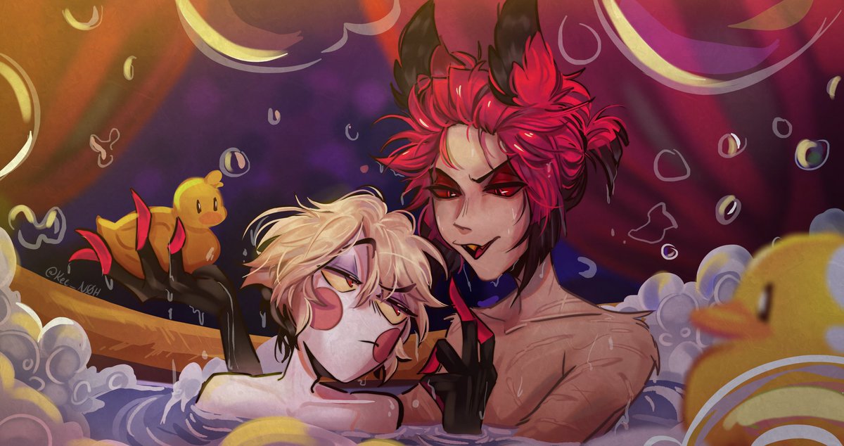 kee_N0H's tweet image. taketh batheth

(i know, very OOC, deal with it)
#radioapple #HazbinHotel #HazbinHotelLucifer #HazbinHotelAlastor #HazbinHotelFanart