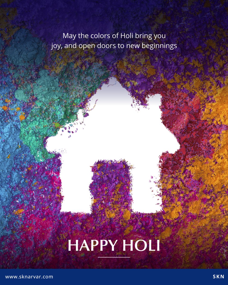 Let the colors of Holi ignite new dreams and illuminate your path with joy. Happy Holi!

#HappyHoli #FestivalGreetings #holifestival