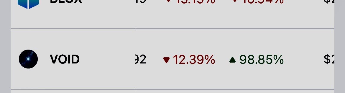 $VOID Another week another double. What ya waiting for?