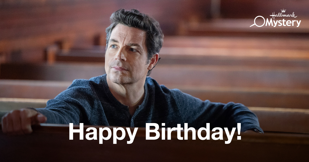 hallmarkmystery's tweet photo. #Sluethers, let's wish #MsChristmasComesToTown's @brennan_elliott a big happy birthday! ๐ฅณ https://t.co/tPlS506udv