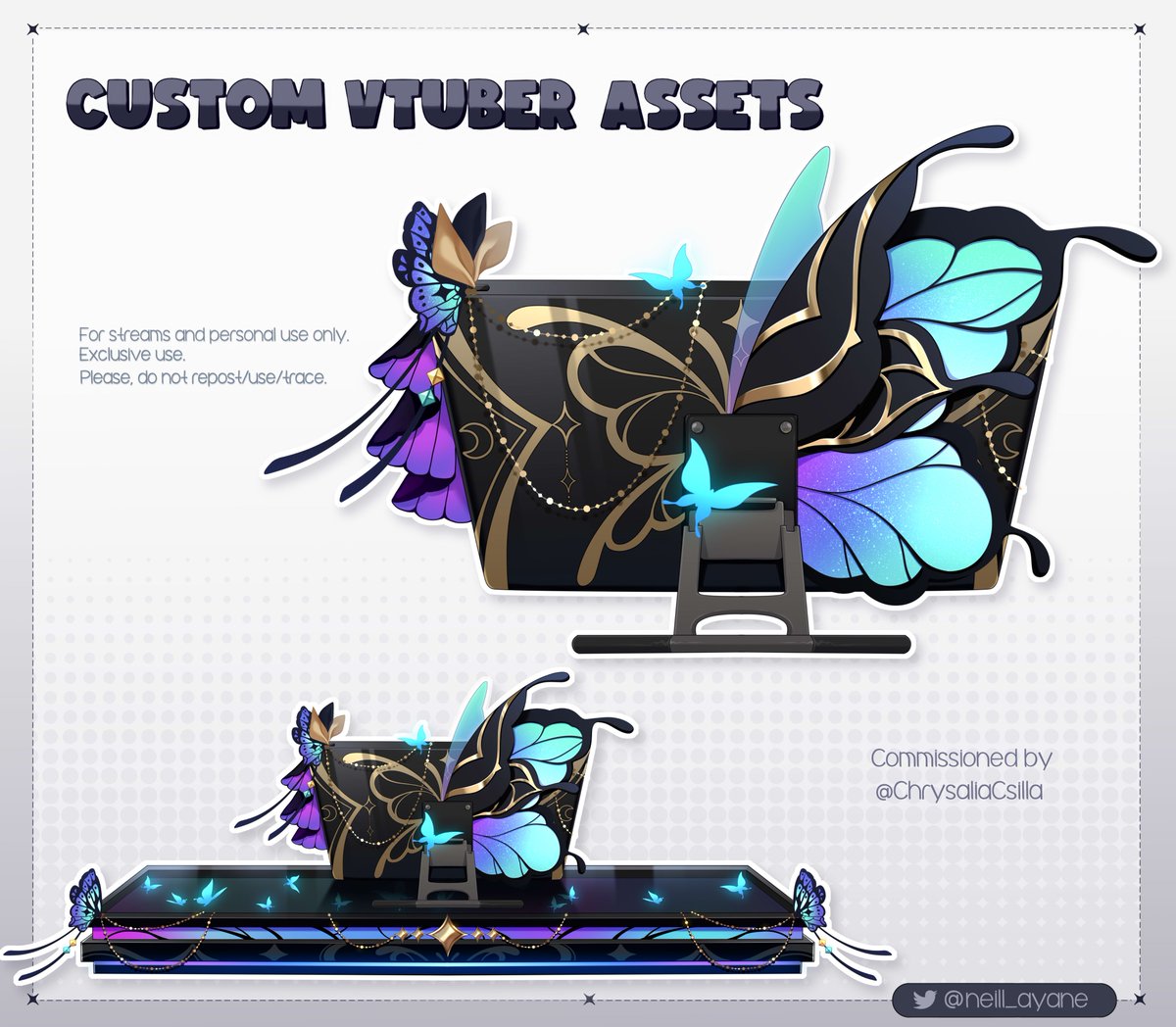 Assets cоmmission 🦋 #Vtuber #VtuberAssets