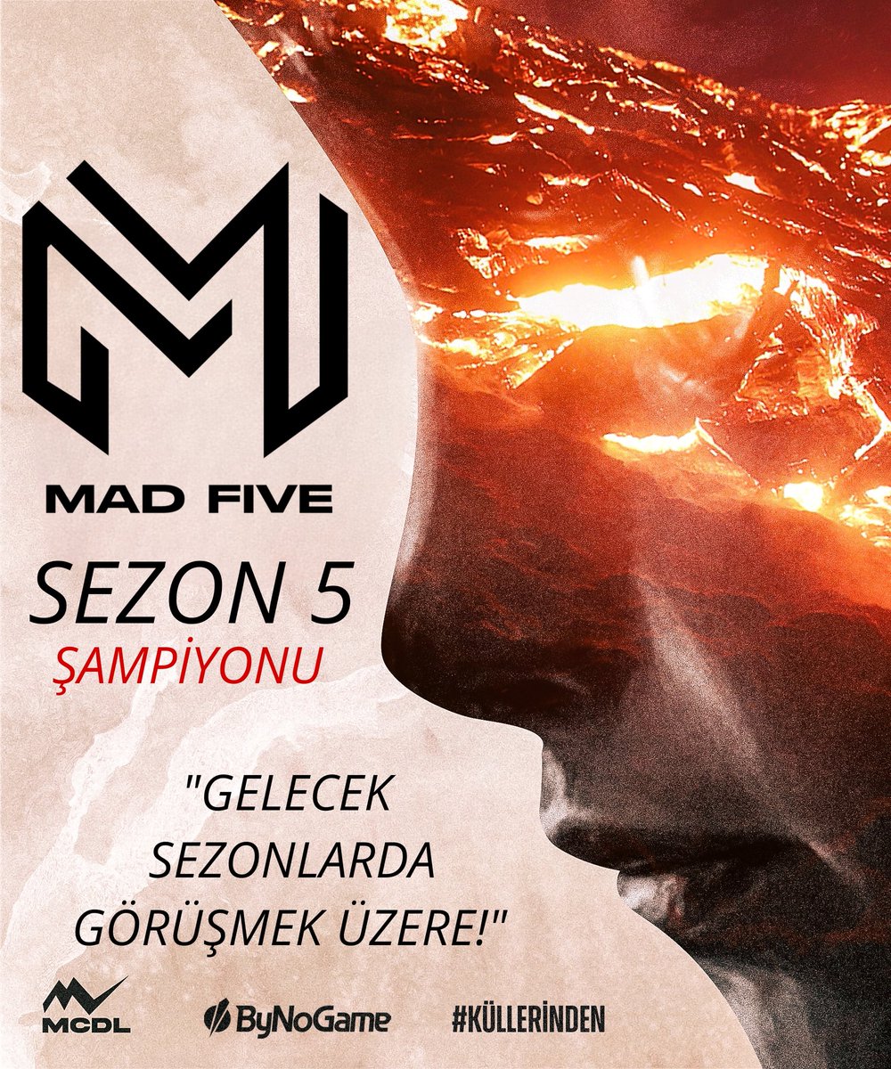 MÜCADELE SEZON 5'DE ŞAMPİYON <a href="/MadFiveEspor/">Mad Five</a>!

Başta ana destekçimiz <a href="/bynogame/">ByNoGame</a> olmak üzere bizi destekleyen herkese sonsuz teşekkürler. İyi ki varsınız, Mücadele'ye Devam!

❤️ | #Küllerinden🔥