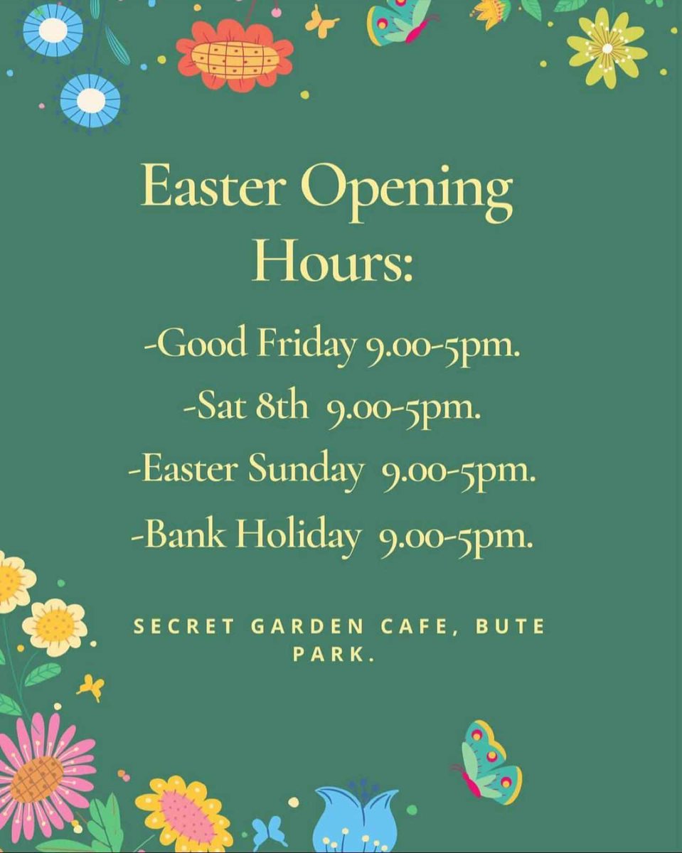 We're open all weekend this Easter and we'll have a few Easter treats for you. Come grab a coffee, or our vegan soft serve, a samosa, or cake, or a doggie treat! We have you covered over the bank holiday. Enjoy everyone! #Cardiff #Cardiffeaster #Cardiffcafe #Cardiffcoffee