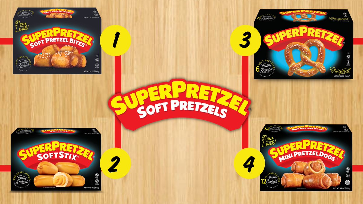 Who would you pick to win this SUPERPRETZEL bracket? 🥨