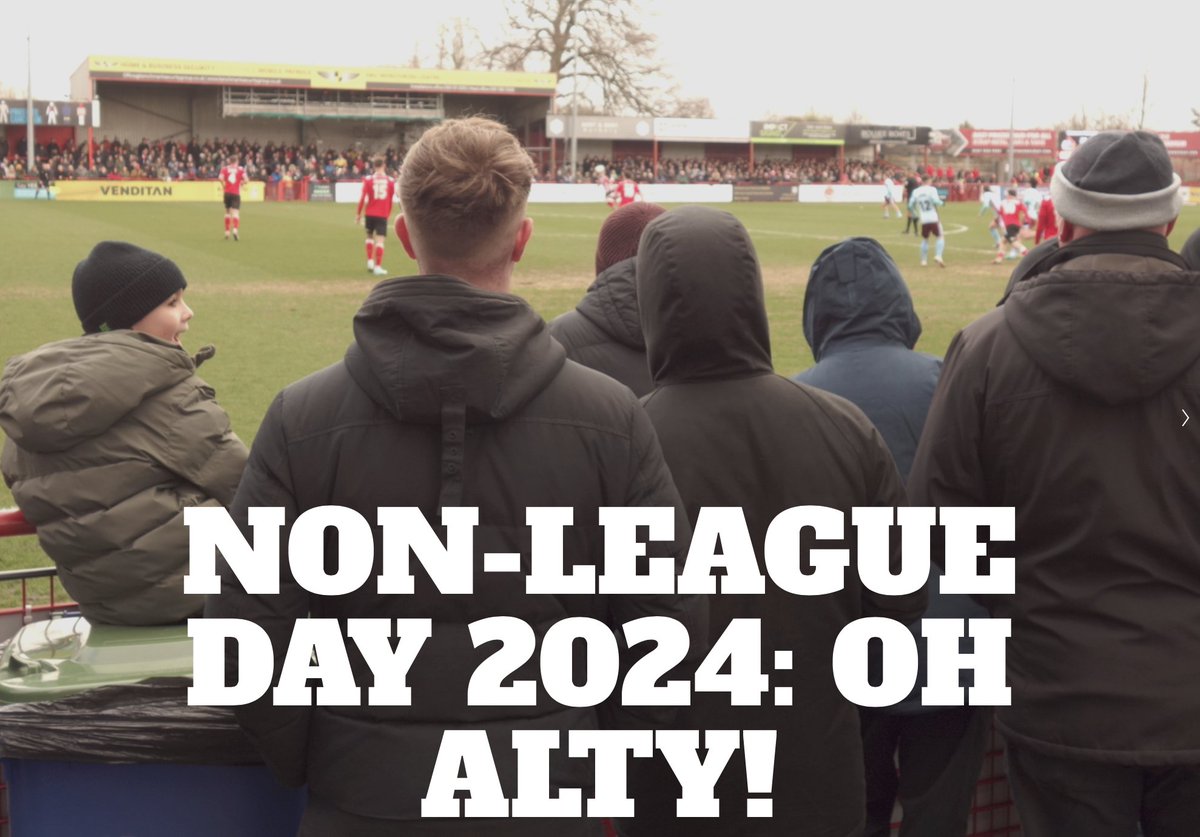 New for @TerraceEdition I went to @altrinchamfc vs @GatesheadFC for @nonleaguedayuk. Alty hosted superbly, raising funds for @ProstateUK. It summed up what Non-League football is all about. terraceedition.com/home-haute/non…