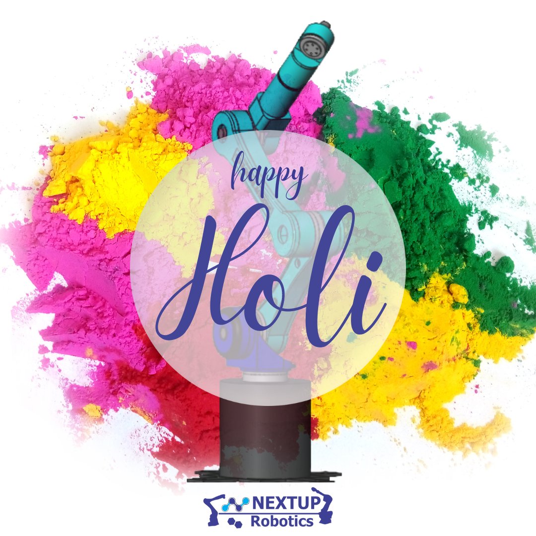 NextupRobotics's tweet image. Happy Holi from Nextup Robotics! May this festival of colors spark creativity and innovation in all our endeavors. Let&apos;s paint the world with the hues of progress! #nextuprobotics #Holi