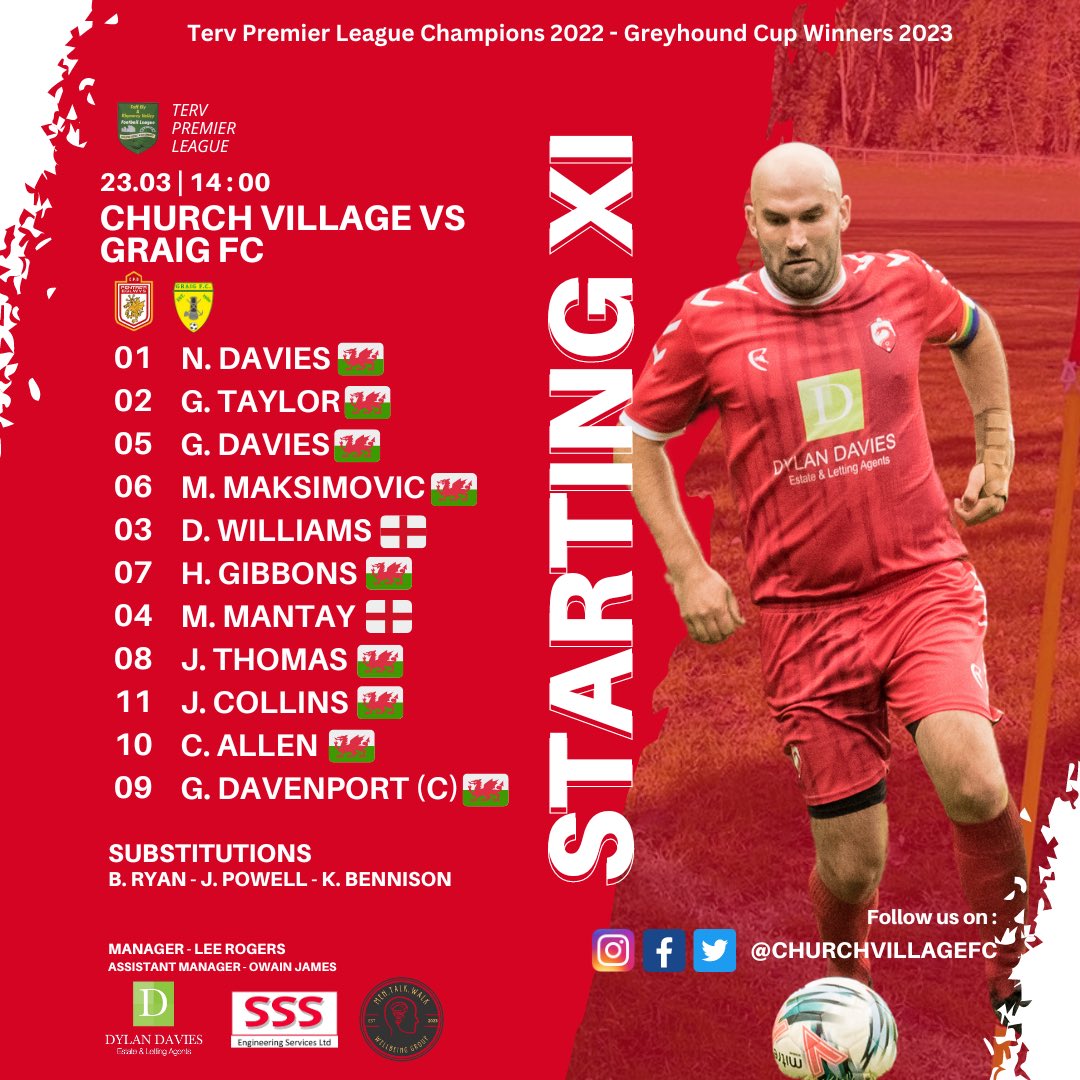 𝗧𝗼𝗺 𝗟̶𝗼̶𝗯̶ 𝗕𝘂𝘁𝘁𝗲𝗿𝗳𝗶𝗻𝗴𝗲𝗿𝘀 🧈 

Back to back wins for the Village as we finish our league campaign on a high against 𝗚𝗿𝗮𝗶𝗴 𝗙𝗖 🟡🟢

Great performance from the lads today and thoroughly deserved the win ❤️🤍

P.S Craig Allen loves the Village 😘