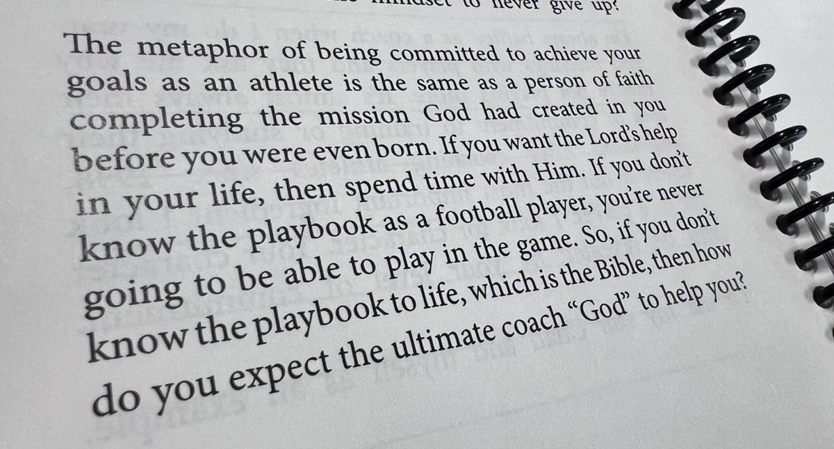 If you don’t know the playbook, how do you expect to play in the game?