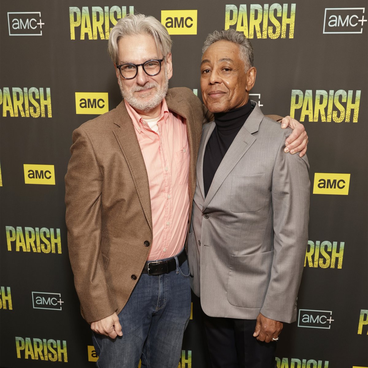 BetterCallSaul's tweet image. You'll never guess who we bumped into on the red carpet.
Don't miss the premiere of #Parish, starring Giancarlo Esposito, next Sunday after the finale of The Walking Dead: The Ones Who Live.