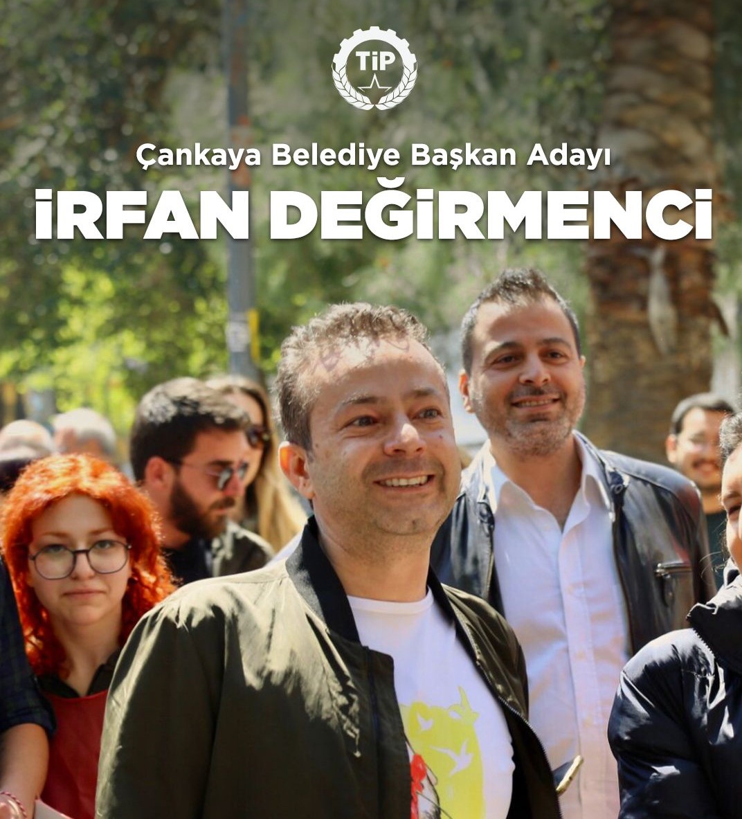 bosunatiklama's tweet photo. TİP Çankaya adayı İrfan Değirmenci: "Seçilirsem Ankara'da büyük bir vegan festivali düzenleyeceğim." https://t.co/hQHYByxdjF