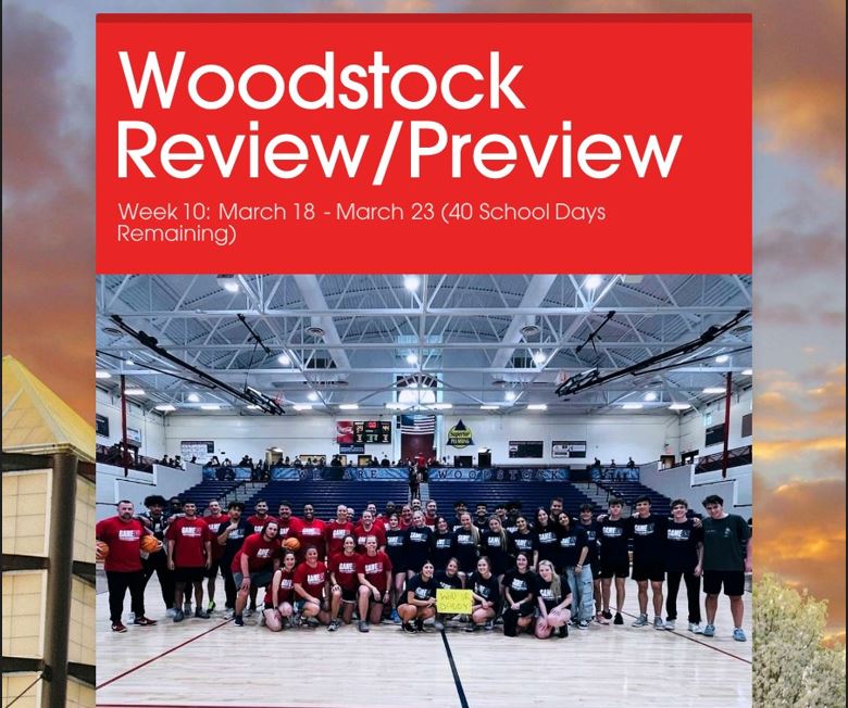 We are a week away from Spring Break!!! If you need to get caught up (or look ahead), the Woodstock Review/Preview, Week 10 (3/18- 3/23) can help! smore.com/n/abg01 #1Woodstock