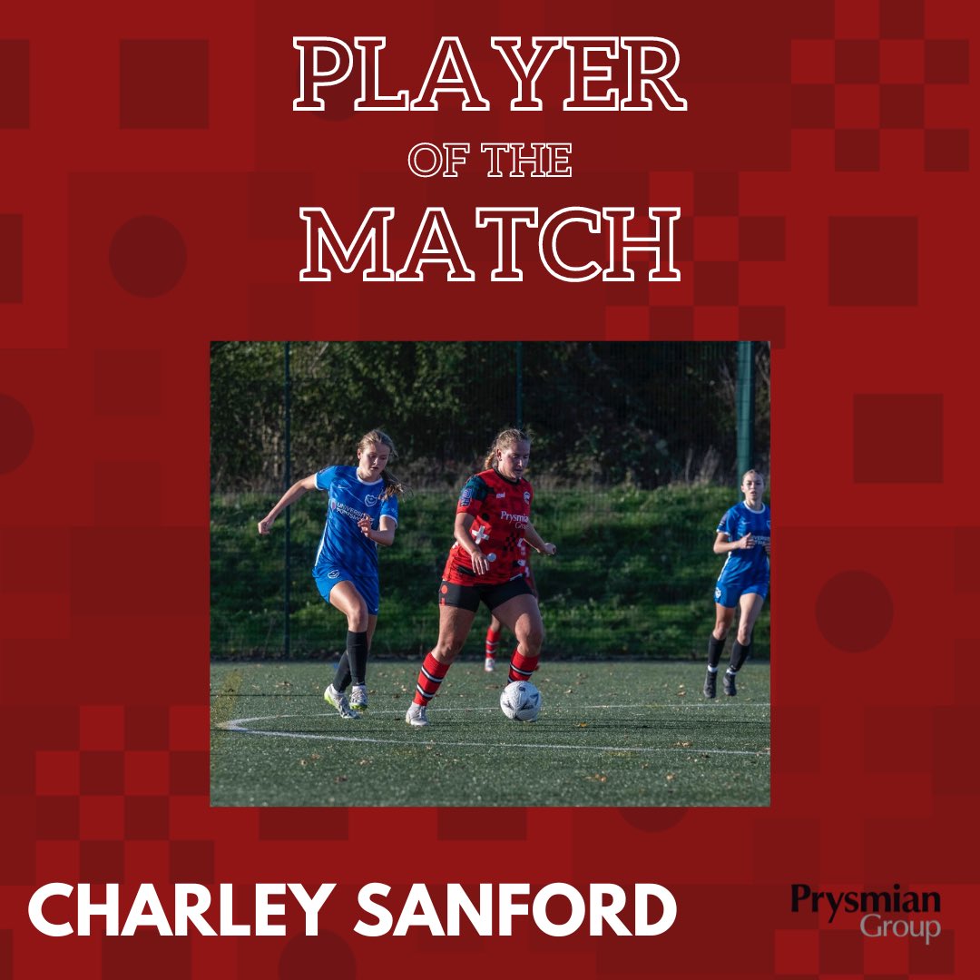 SotonWomensFC's tweet photo. Charley Sanford is today’s Reserves Player of the Match!

📷 @Tom_McKPhotos 

#SotonWFC | #Sirens 🧜‍♀️ https://t.co/3v08GGvzSe