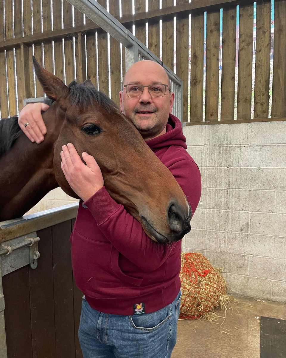 Brilliant day @FOBRacing once again and fell in love with a new arrival. Me and Porridge got on that well Carrie got jealous!!