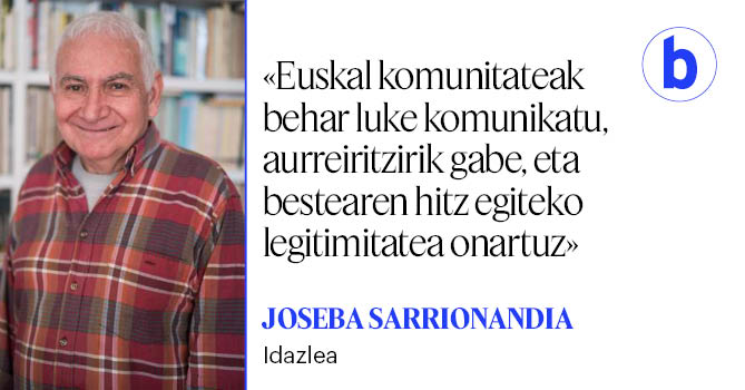 🗣 1985ean Martuteneko espetxetik ihes egin zuenetik, leku zehaztugabe batetik iritsi dira Joseba Sarrionandiaren lanak, harik eta 2016an Kuban bizi zela jakinarazi zen arte, eta 2021ean heldu zen Euskal Herrira.

<a href="/iastiz/">Inigo Astiz</a>-el elkarrizketatu du.

berria.eus/kultura/euskal…