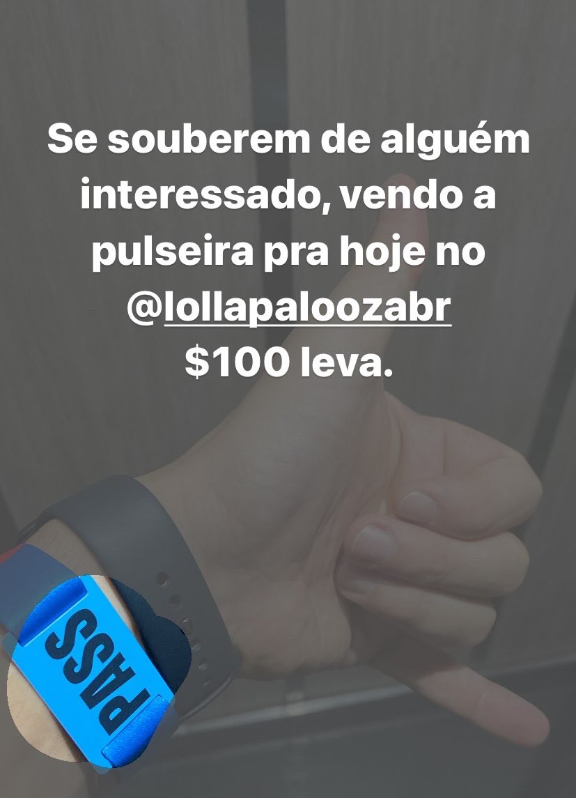 willbarbsaa's tweet photo. Vendendo meu lolla pass pra hoje, domingo. 
#LollaBR #samsmith https://t.co/pzaGXBl5sG