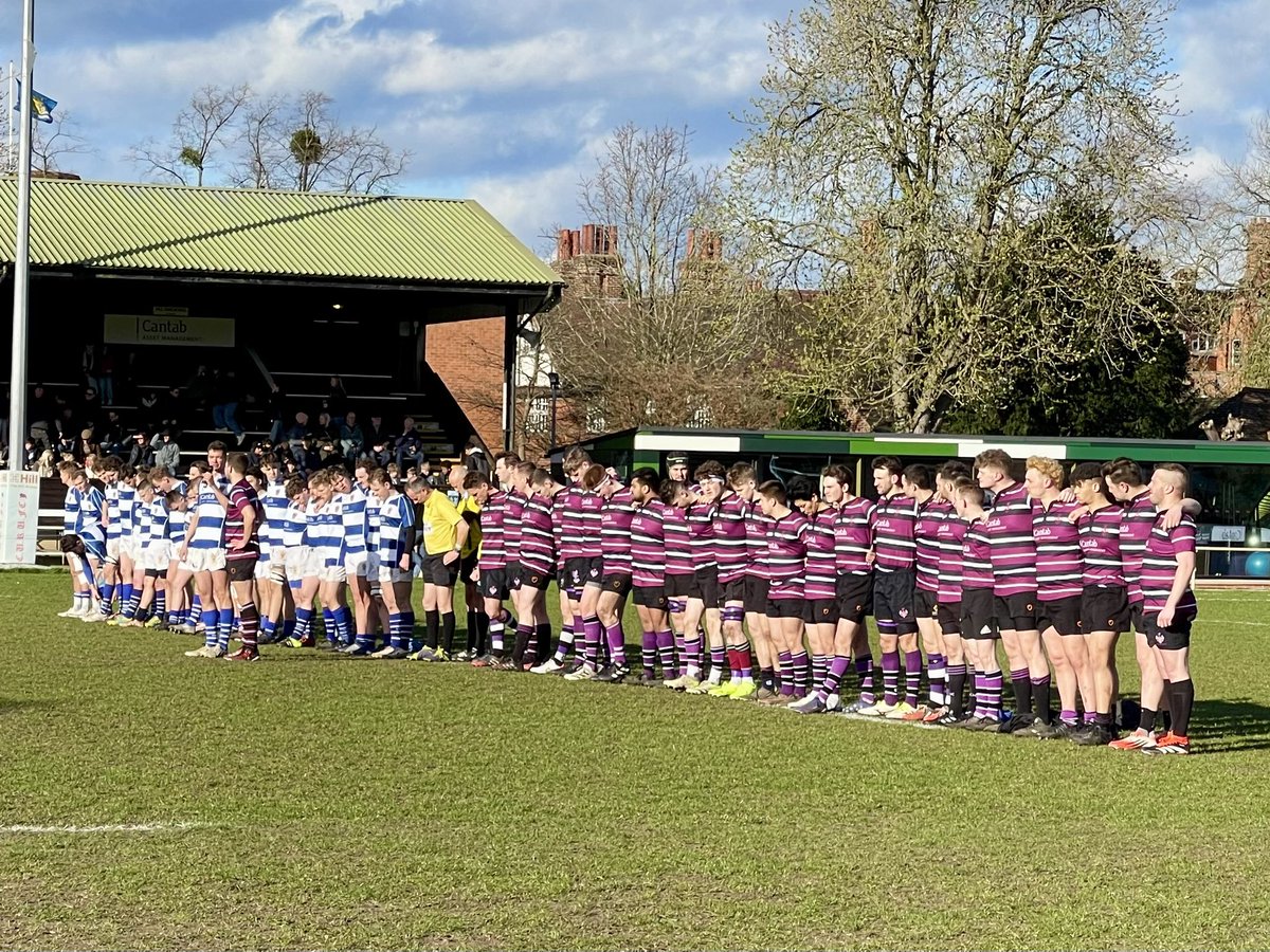 Amazing to see so many supporters at the Tommy Dann memorial match yesterday. Over 1000 people were in attendance to see the @OldPerseans take on the @OldLeysian. A fantastic event to raise money for the @JonnyWilkinsonF and remember Tommy. 💜💙🏉