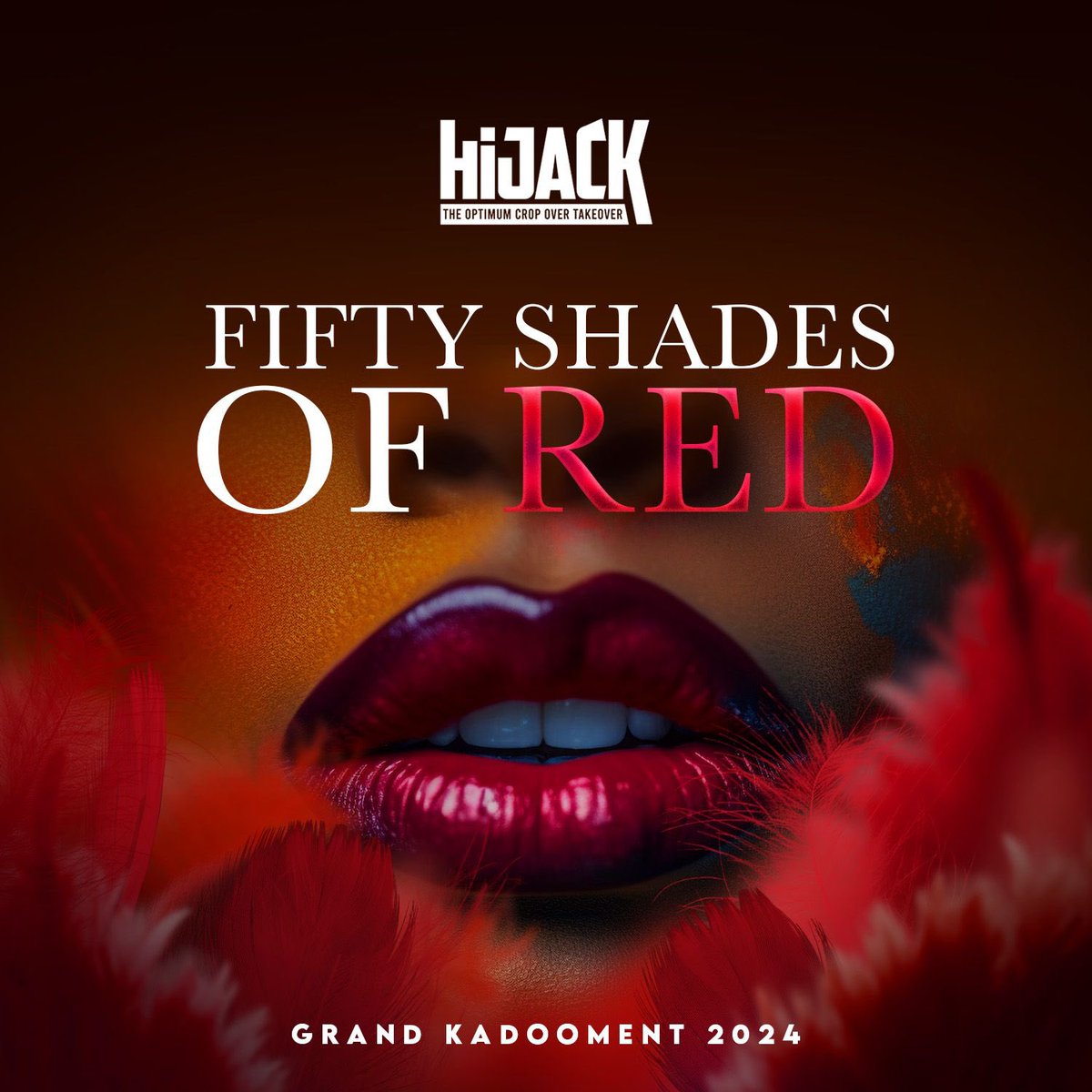 hijackbim's tweet photo. ‘There is something about you and I’m finding it impossible to stay away!’ So let's make this connection even more intense as we explore the theme "50 SHADES OF RED." with @hijackbim for Grand Kadooment 2024!❤️‍🔥🌹
.
#hijackbim
#50shadesofred
#cropover2024
#grandkadooment2024 https://t.co/caIjCeAO5x