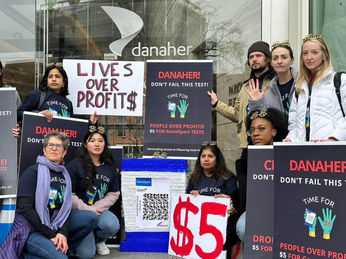 On this #WorldTBDay, sign our petition calling on @DanaherCorp & @CepheidNews to make their lifesaving #GeneXpert medical tests affordable & accessible for ALL diseases, including #XDRTB, the most severe form of #TB. It's #TimeFor5!🖐️   ✍️timefor5.msfaccess.org